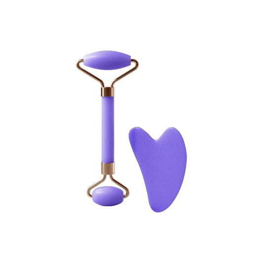 BLUSH & GLOW Quartz Violet Rouleau de Massage GLOW ROLLER