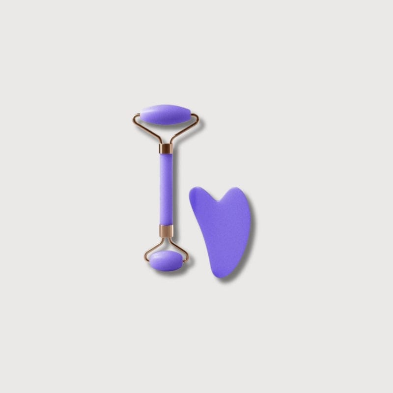 BLUSH & GLOW Quartz Violet Rouleau de Massage GLOW ROLLER