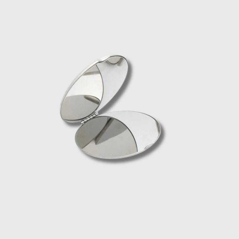 BLUSH & GLOW Rond Miroir de Poche SWAN
