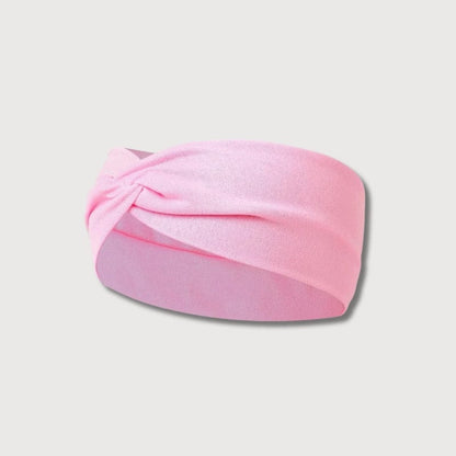 BLUSH & GLOW Rose Bandeau à Cheveux TWIST
