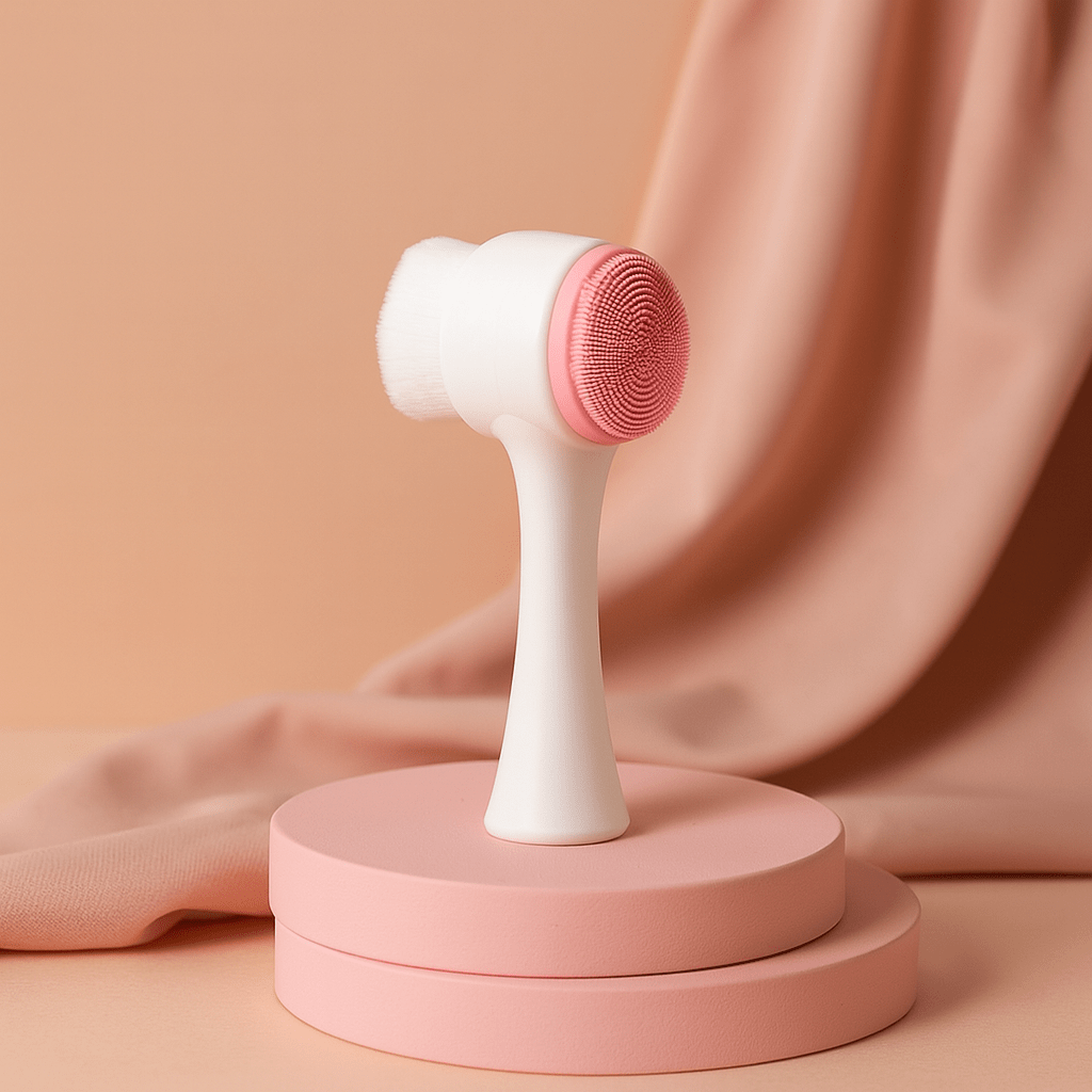 BLUSH & GLOW Rose Brosse à Visage 3D