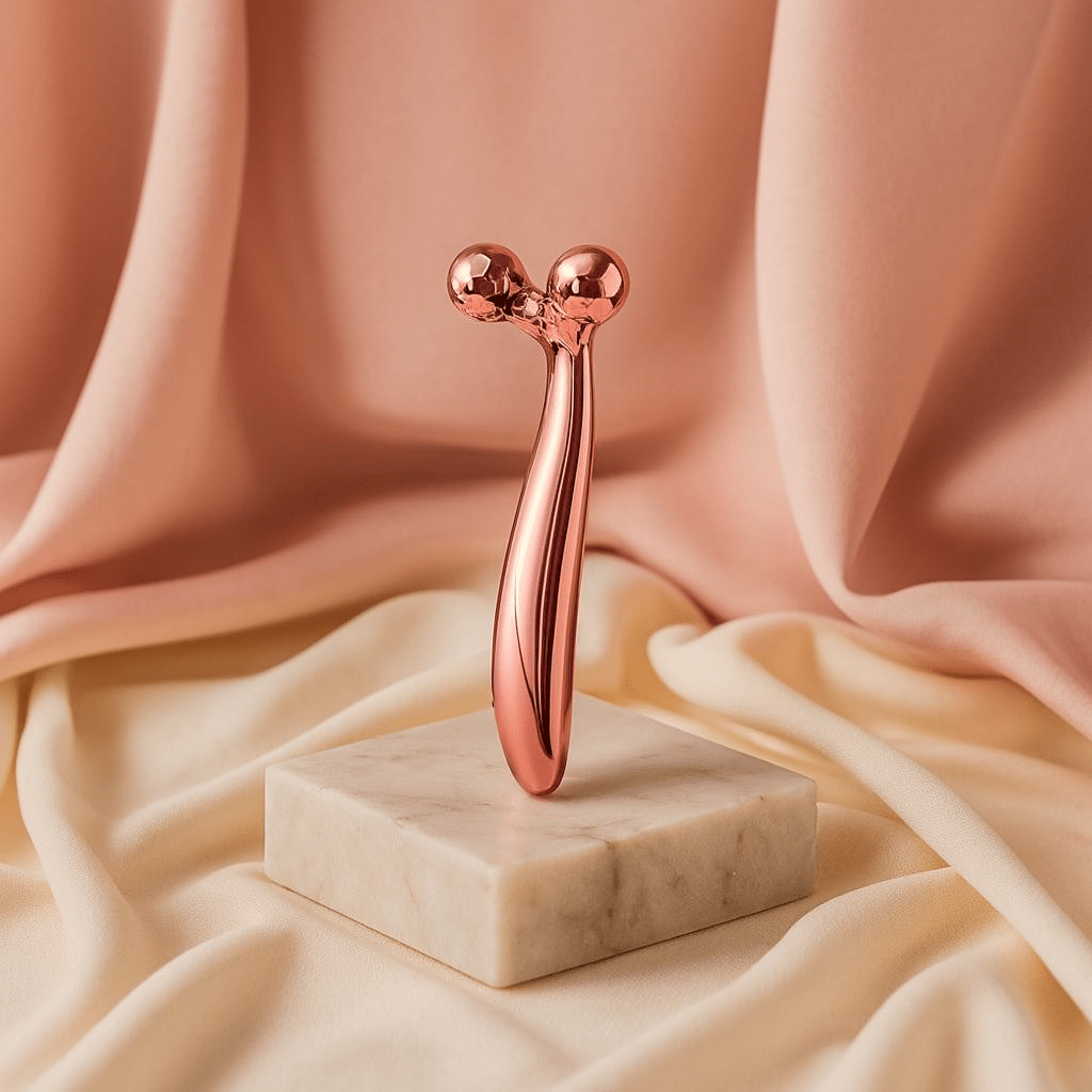 BLUSH & GLOW Rose Doré Rouleau de Massage ROSALYA