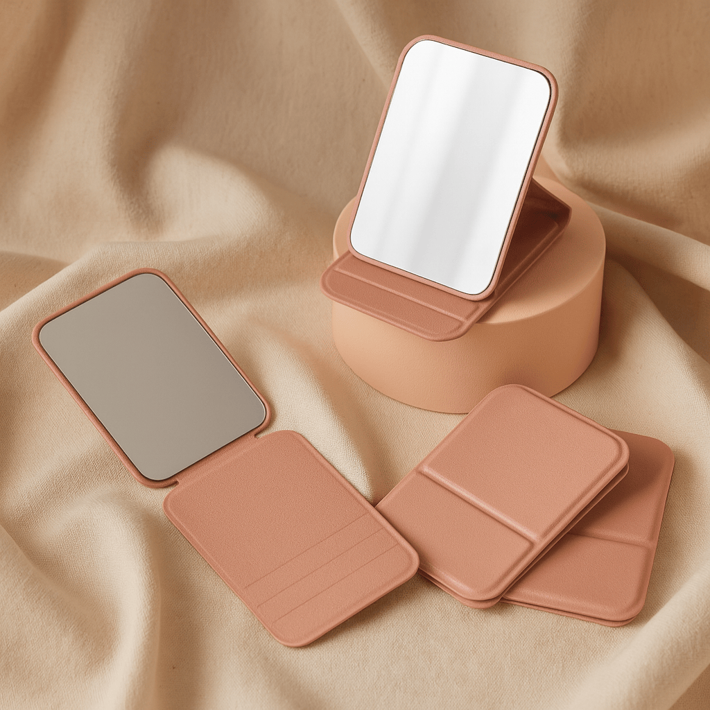 BLUSH & GLOW Rose Miroir de Poche VIEW