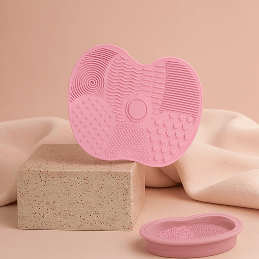 BLUSH & GLOW Rose Nettoyeur à Pinceaux PAD