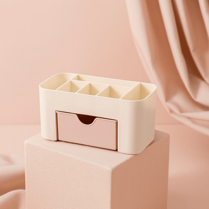 BLUSH & GLOW Rose Organisateur à Maquillage DRAWERS