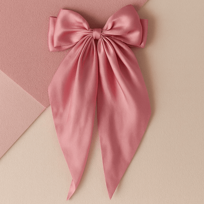 BLUSH & GLOW Rose Pince à Cheveux BOW'TIE