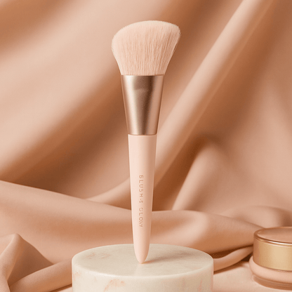 BLUSH & GLOW Rose Pinceau Poudre LOYBJ