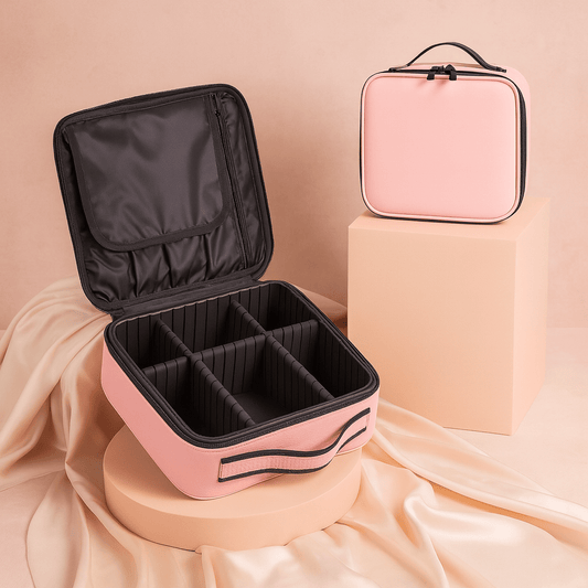 BLUSH & GLOW Rose Trousse à Maquillage VANITY