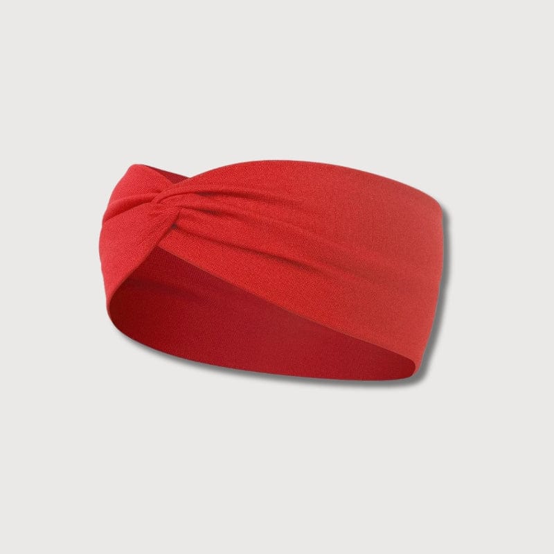 BLUSH & GLOW Rouge Bandeau à Cheveux TWIST