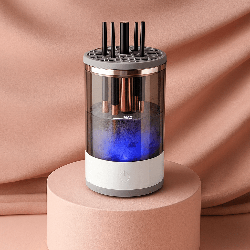 BLUSH & GLOW Transparent Nettoyeur à Pinceaux LUNABRUSH