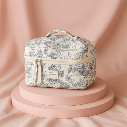 BLUSH & GLOW Vanity Trousse à Maquillage FLOWER