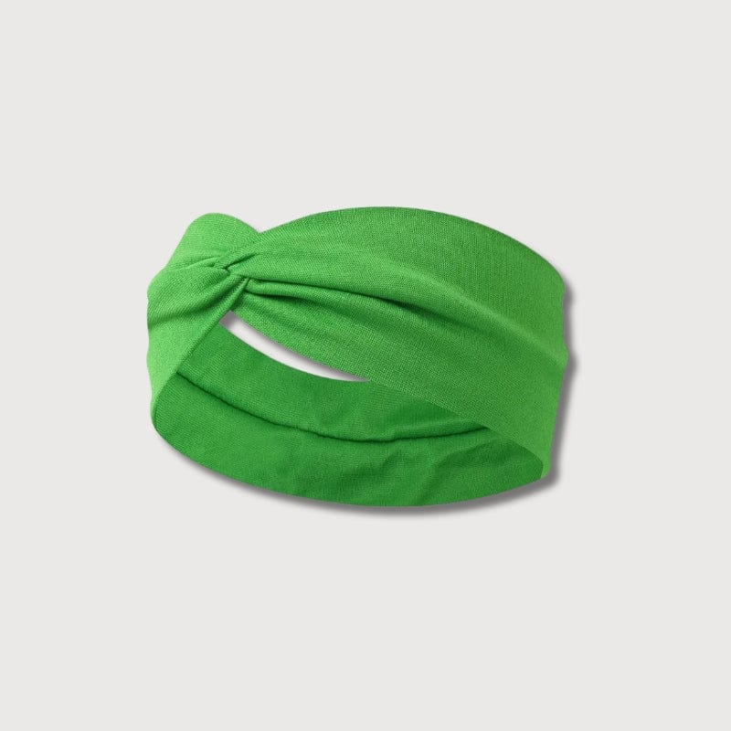 BLUSH & GLOW Vert Bandeau à Cheveux TWIST