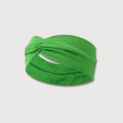 BLUSH & GLOW Vert Bandeau à Cheveux TWIST