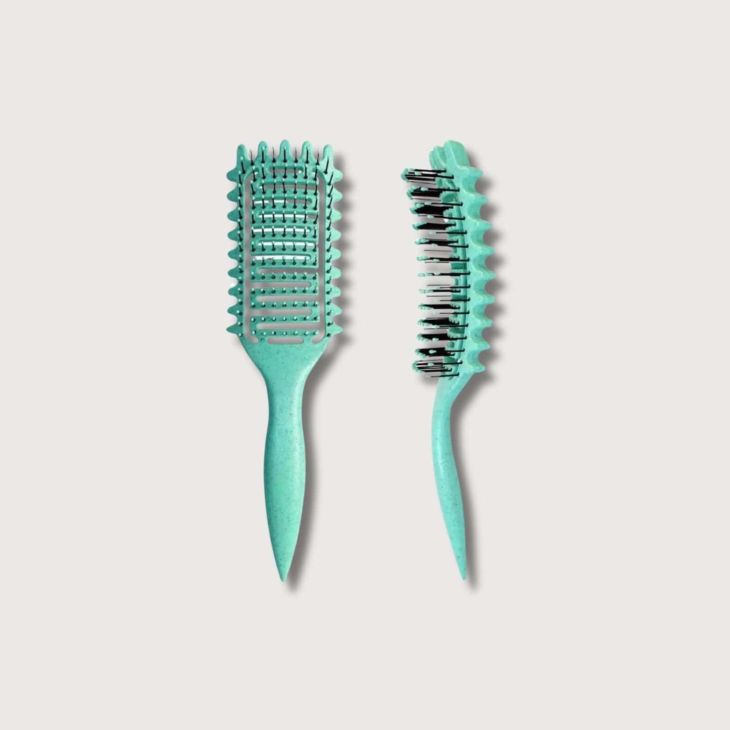 BLUSH & GLOW Vert Brosse à Cheveux CURLY
