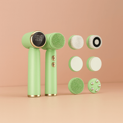 BLUSH & GLOW Vert Brosse à Visage PureGleam