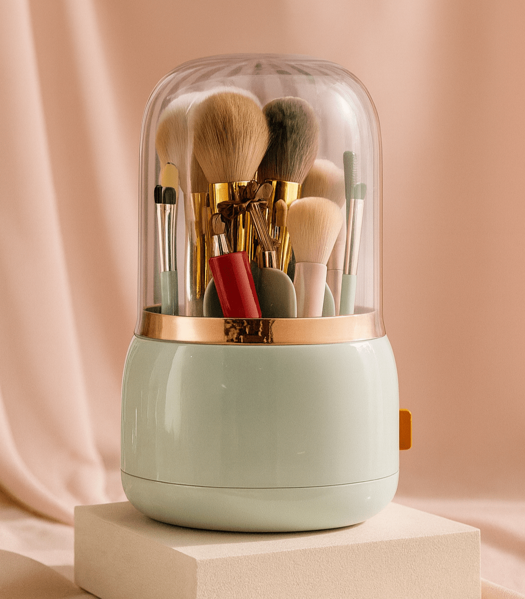 BLUSH & GLOW Vert Clair Organisateur à Maquillage LUXURY