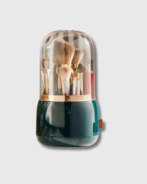 BLUSH & GLOW Vert Foncé Organisateur à Maquillage LUXURY