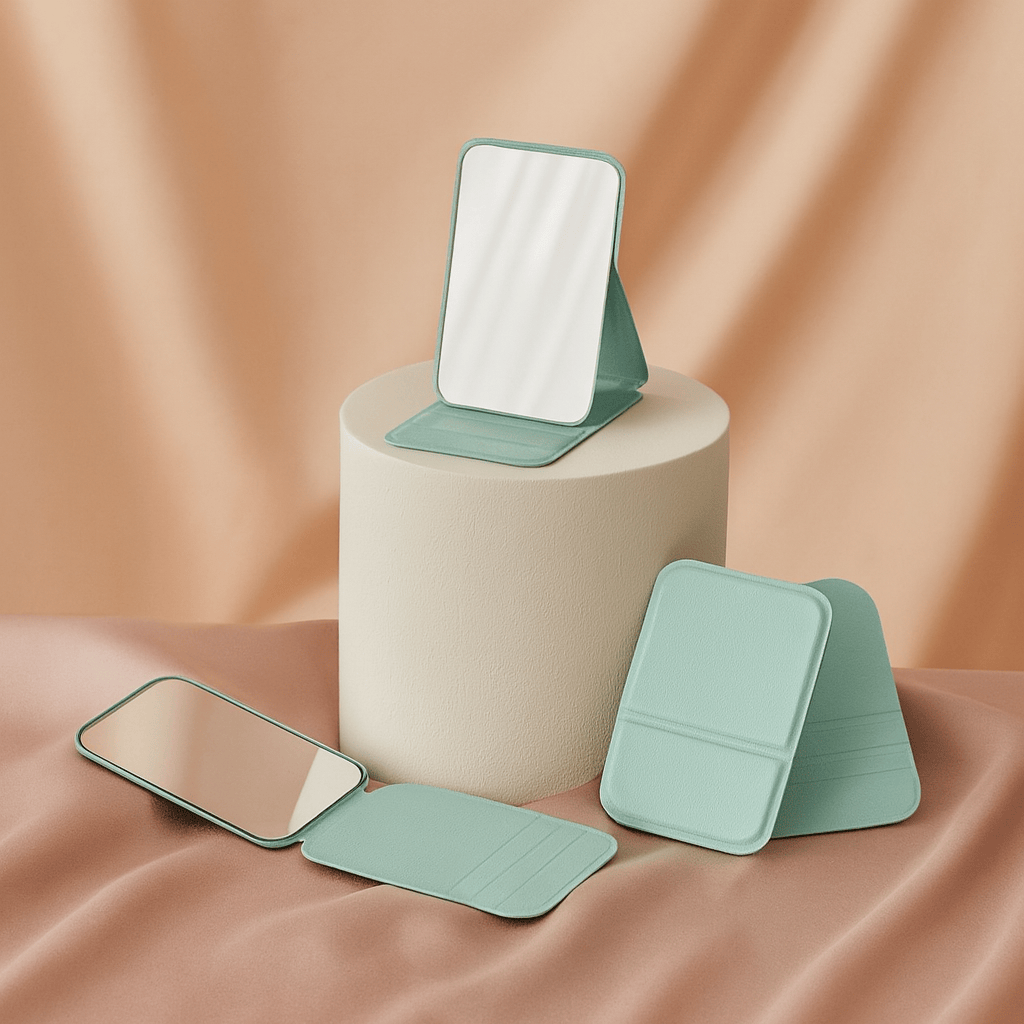 BLUSH & GLOW Vert Miroir de Poche VIEW