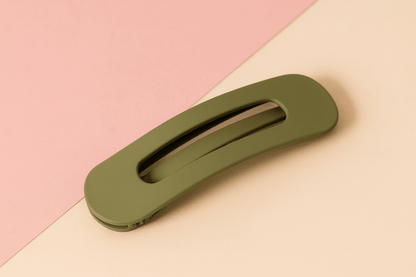 BLUSH & GLOW Vert Pince à Cheveux SILK