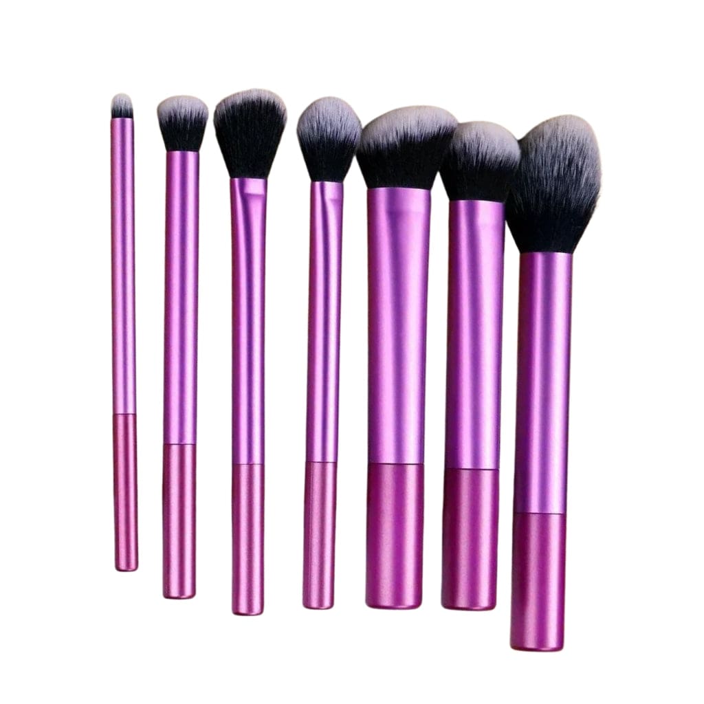 BLUSH & GLOW Violet 7pcs Kit pinceau maquillage GLAM'