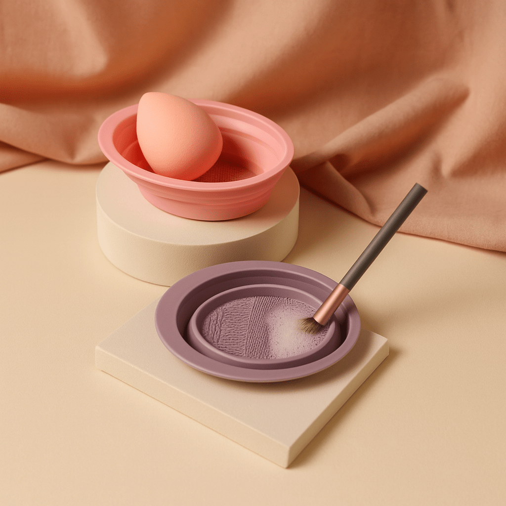 BLUSH & GLOW Violet Nettoyeur à Pinceaux RosyClean